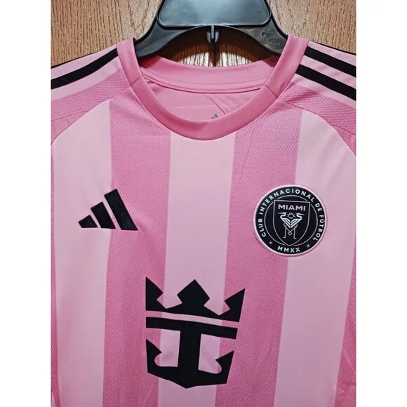 Lionel Messi (Adidas)-(Inter)-(Miami)-(Pink)-(Jersey)-(New)-(Size:M)-$95.00 - Picture 9 of 12